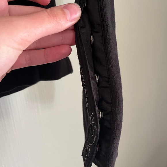 Free People Charcoal Hooded Sweater - Picture 4 of 7